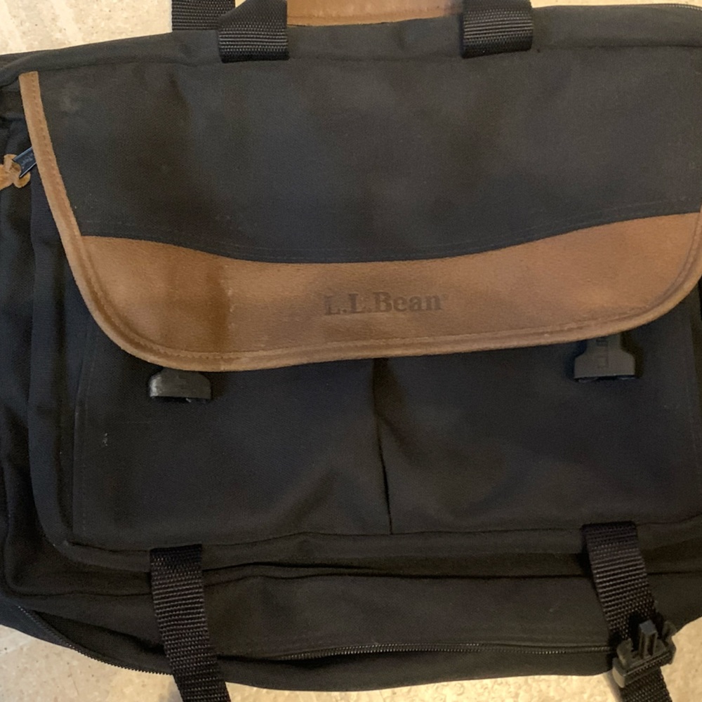 LL Bean Zippered Briefcase